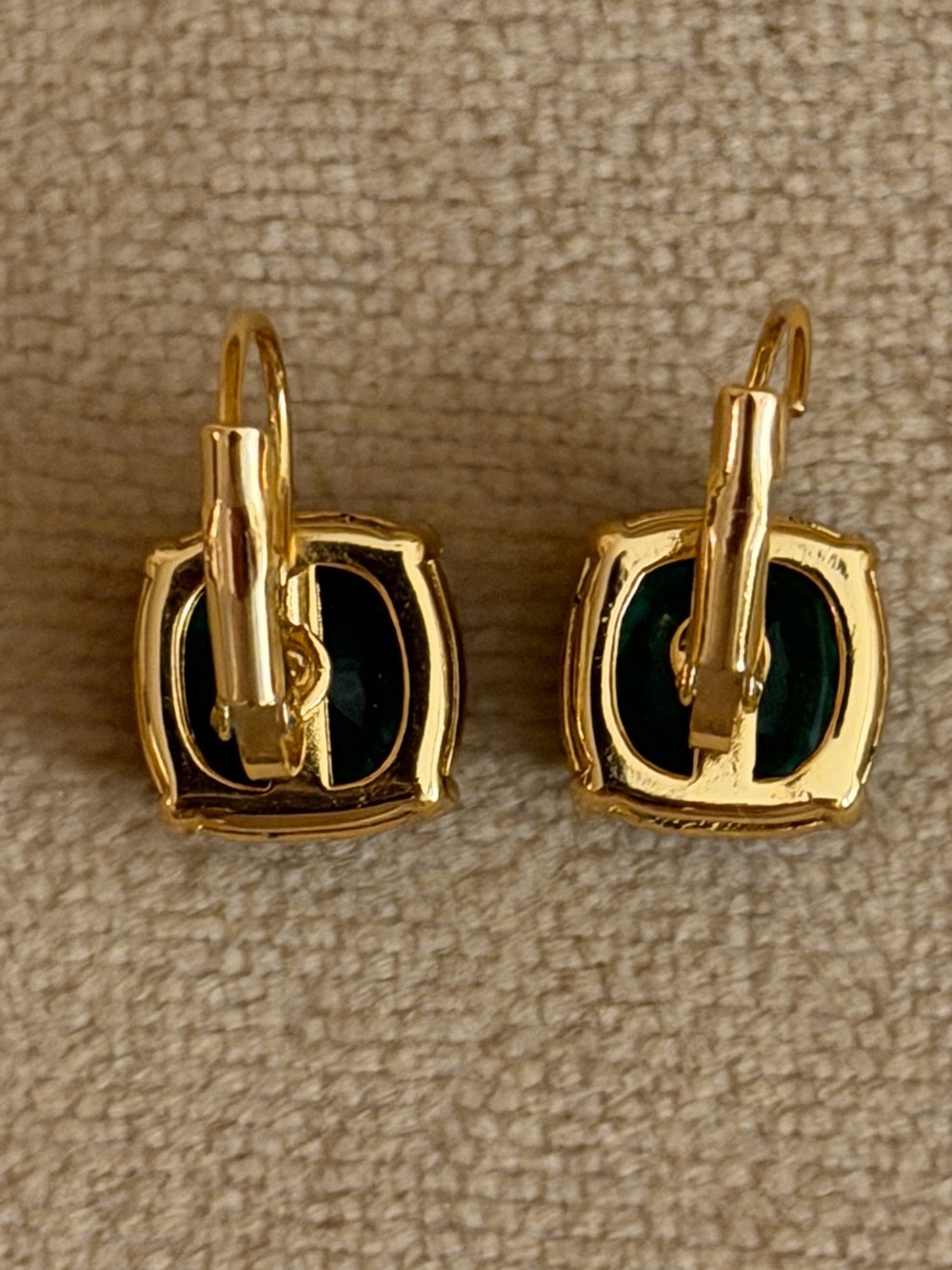 Kate Spade ♠️ New York emerald green jewel earrings - Picture 4 of 5